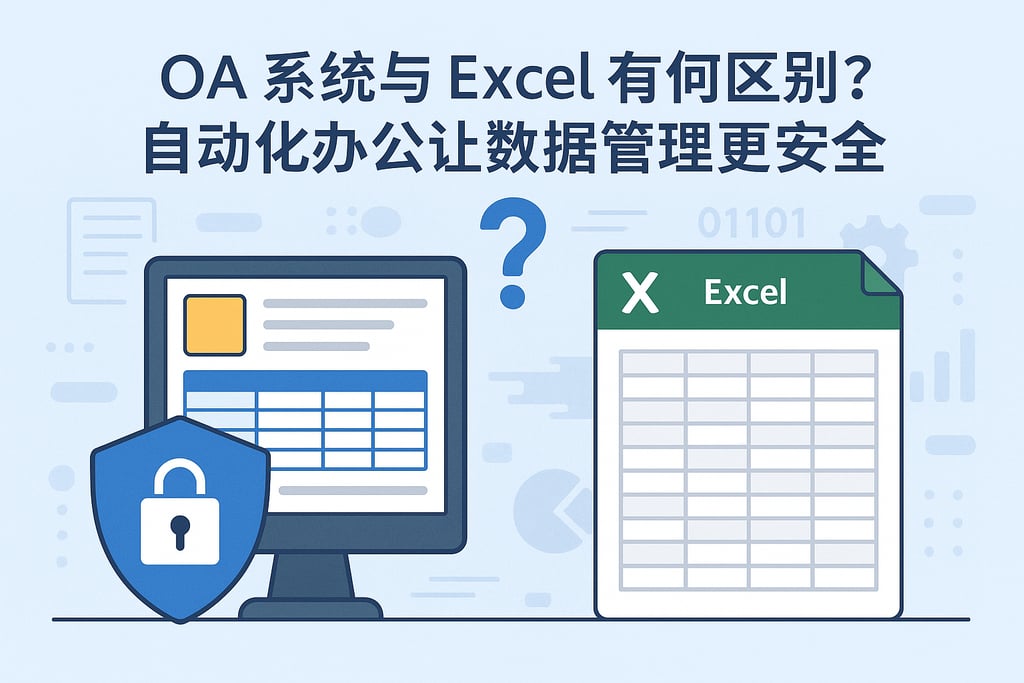 OA系统与Excel有何区别？自动化办公让数据管理更安全"